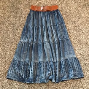 Distressed Denim Shirt